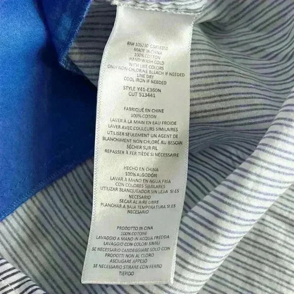 Equipment Femme Blue Sleeveless Button Up Top Size Medium - Picture 7 of 8